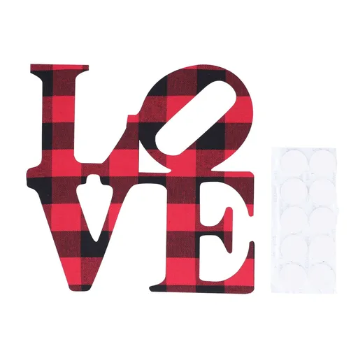 Christmas Wall Decoration Wooden Wall Ornament English Letter Wall Decoration for Home