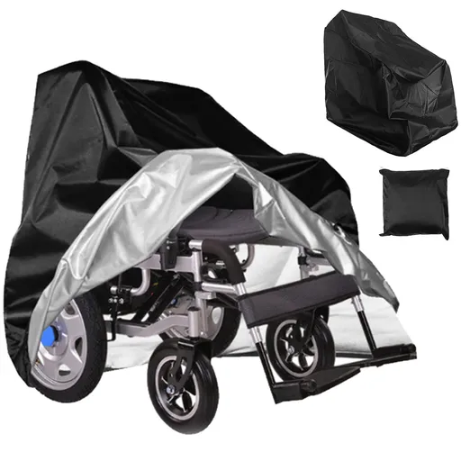 Wheelchair Cover, 210D Mobility Scooter Storage Cover for Travel, Lightweight Waterproof Electric Wheel Chair Cover, 40x30x40 inch