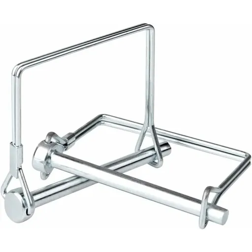 12 pcs Square Locking Pin 5/16 Inch (8Mm) High Quality Galvanized Carbon Steel Safety Self Locking Pin For Tractor Farm