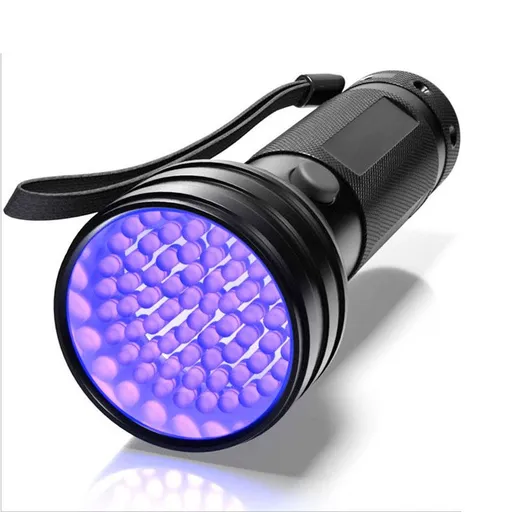 UV Flashlight Black Light, 51 LED 395nm UV Light Pets Urine Detector, Dry Stains, Bed Bug, Detect Scorpions