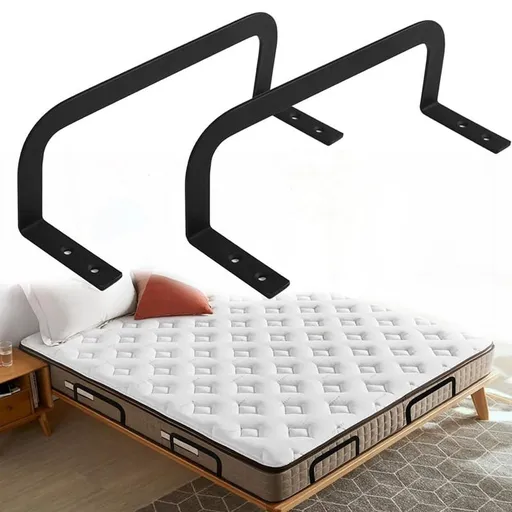 2Pcs Mattress Slide Stopper, Metal Mattress Retainer Bar for Adjustable Beds, Keep Mattress Fro 3939