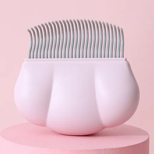 Pink Pet Hair Remover Brush Suitable for Cats and Dogs Anti-Shedding Grooming Tool 1 Piece