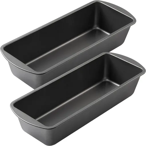 Extra Large Bread Pan, 13" x 5" Long Loa Pan, Nonstick Baking Pan, Rectangular Loa Tin, Set o 2