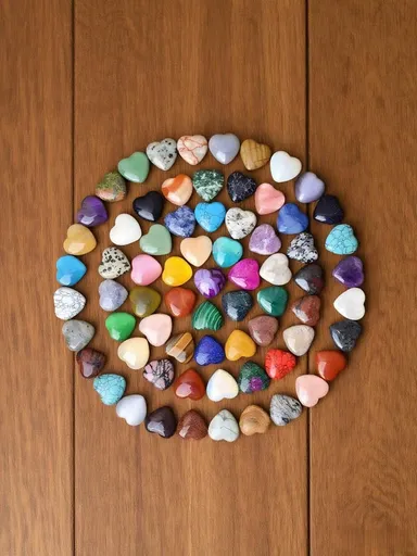 20pcs 0.79inch Heart Shaped Natural Crystal Ornaments Polished Non Porous For Decorative Crafts Home Office Placement Ideal Valentine s Day Gift