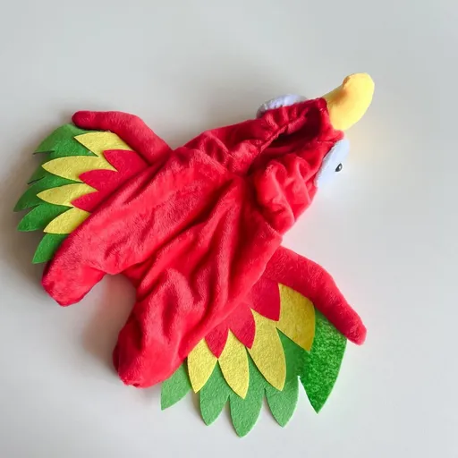 AMOOR Funny Turkey Pet Costume Red XL