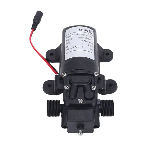 Self Priming Sprayer Pump 72W 12V Water Pump for Cars RVs Boats Watering Cleaning Irrigation US Plug