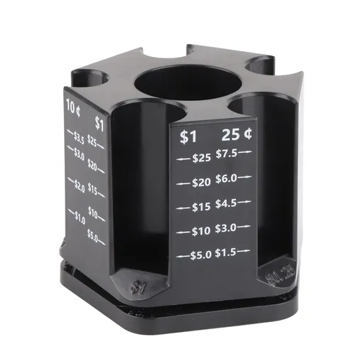 Coin Counter Coin Sorter with Pen Holder Rotatable Piggy Bank Desktop Coin Organizer for for Adults Kids Home and Office Use