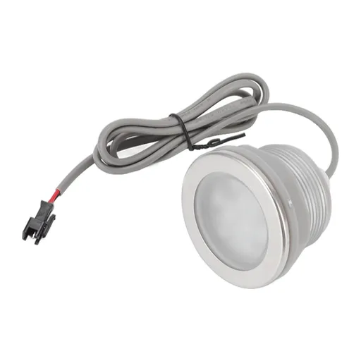 Underwater LED Bath Light Stainless Steel Colorful Frosted Surface Submersible LED Pool Lights for Bathtubs Fish Ponds