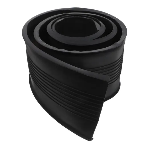 Black Garage Door Bottom Seal Rubber Weatherproof Strip and Easy to Install for Garage