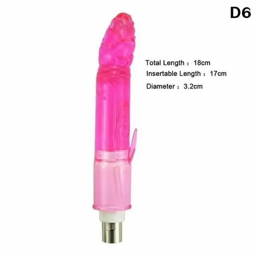 House Of Dasein 28 Types Pink Purple Dildos A2 / F2 Sex Machine Attachments - Pink - D6