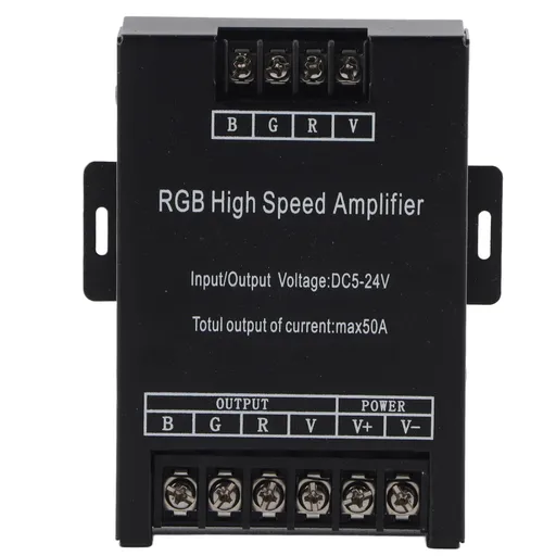 LED Signal Amplifier Lamp RGB Light Strip Power Controller Repeater Module DC5-24V