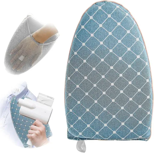 Handheld Ironing Glove Heat Resistant Steamer Mitt with Finger Loop for Ironing