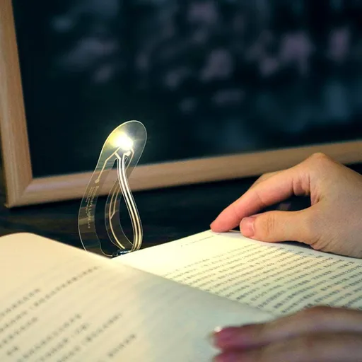 2 Pcs Eye Protection Book Reading Lamp Led Clamp Light Book Light for Reading in Bed Night Reading Lamp Led Clip Light Folding