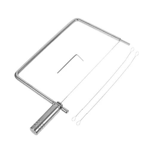 Stainless Steel Cheese Slicer Plated Silver Handheld for Home Versatile Design