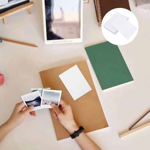 Clear Laminating Film Sheets, Non-Reflective Self-Adhesive PVC for Photo and Document , 100 Pieces