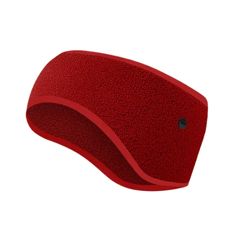 Winter Fleece Ear Warmer Headband with Button Straps for Running Cycling Hiking Outdoor Sports