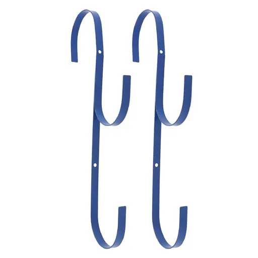 2pcs Swimming Pool Pole Hanger Aluminum Easy to Install Pool Accessories Hook for Telescoping Pole Skimmer