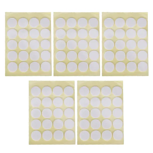 200Pcs Candle Wick Stickers Heat Resistant Double Sided Tape Sticker for Candle MakingYellow Bottom