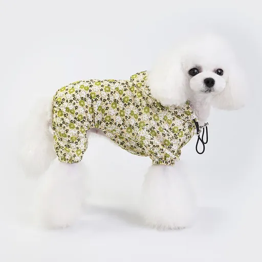 Dog Raincoat Transparent Hooded Poncho Rain Waterproof Clothes Adjustable Outfit Raincoats Lightweight Doggie Jacket （S）