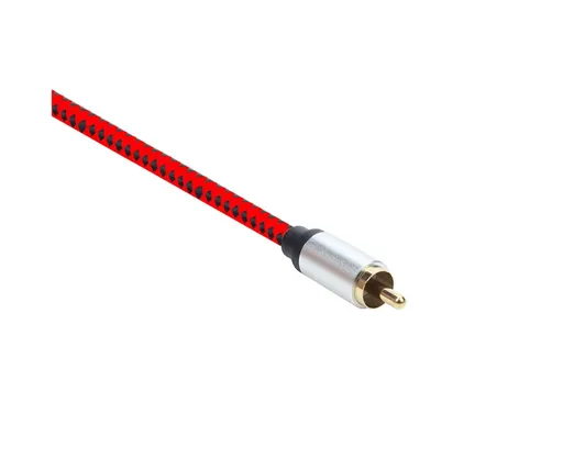 Portable Aluminum Alloy Type C to 2 RCA Audio Cable Connector Adapter for Mobile Phone Laptop Home TTV Speaker Red-Black1