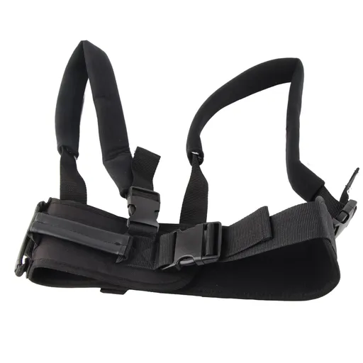 Transfer and Walking Gait Belt with Handles Adjustable Elderly Standing Assist Lift Belt for Seniors Caregiver Nurse Black
