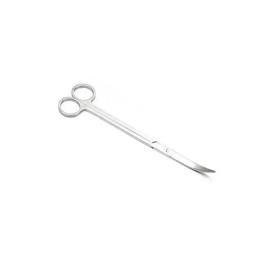 Stainless Steel Aquarium Tool Set Tweezers Scissors Spatula Kit 4 5 6PCS - Curved Scissors