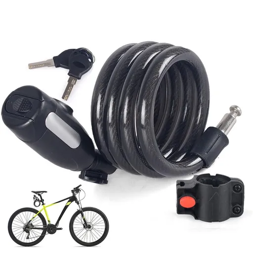 Bike Lock 4FT Bike Cable Locks Heavy Duty Bicycle Lock Cable Anti-Theft Security Cable for Motorcycle Scooter Bike