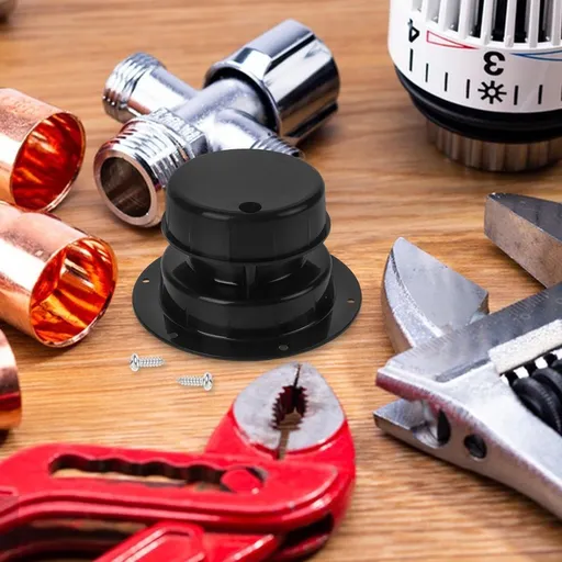 Rv Roof Vent Cover Replacement Camper Vent Cap Black Plastic