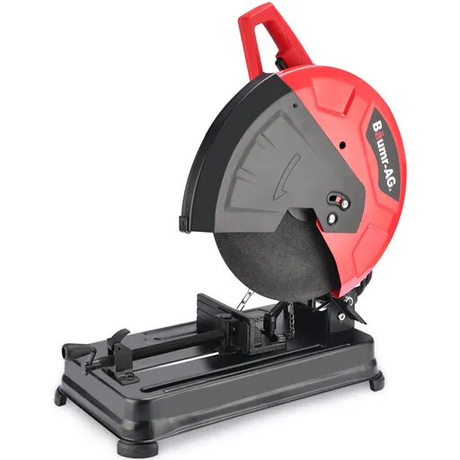 BAUMR-AG 2400W 355mm 14" Abrasive Metal Chop Saw Cut Off Machine, Soft Start, 45 Degree Mitre
