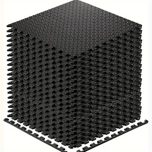Interlocking Black EVA Fitness Mats Set (20pcs)