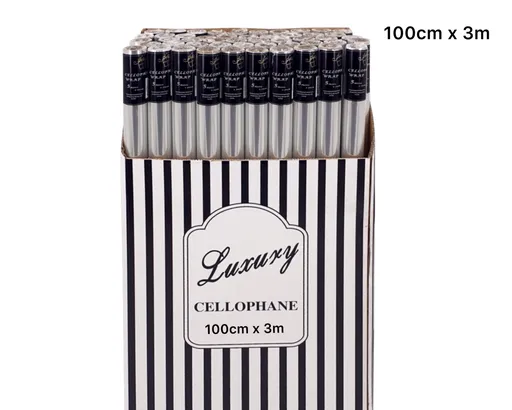 bulk 50 Cellophane 100cmx3m on 38mm Core