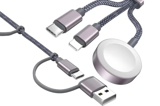 3 in 2 Type C Cable Multi Charging Cable Cord for Apple Watch and iPhone 16 15 14