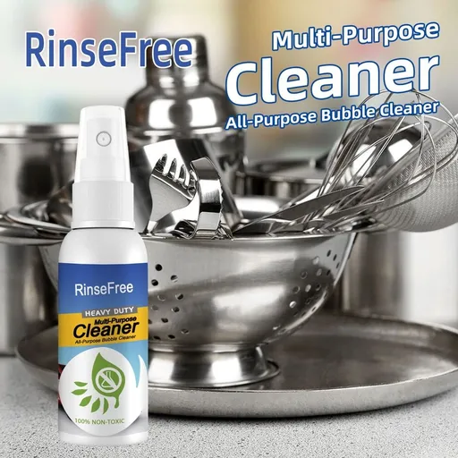 Heavy Duty Kitchen Cleaner Spray Rinse Free Foaming Degreaser for Pots Pans Stove Oven Sink Range Hood Multi Purpose Grease Cleaner 30 ml