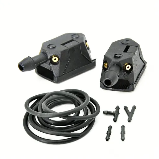 Adjustable 4-hole car wiper arm washer nozzle 8mm/9mm, compatible with Renault Espace 3 windshield washer retrofit.
