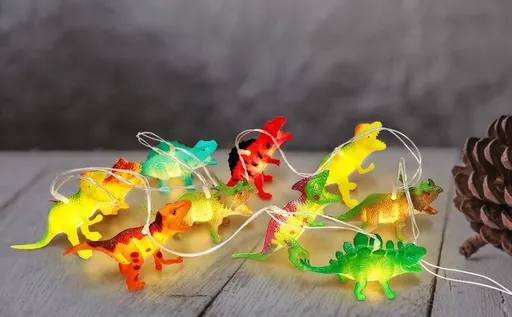 2 Meter 10 LED Fairy Lights Dinosaur String Light Decorative Lamp Party Fun Night Light Children's Room Decoration