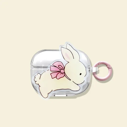 Bow Pattern + Round Ring Apple Airpods 3