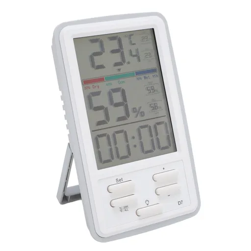 Digital Indoor Hygrometer Thermometer Temperature Humidity Meter with Backlit for Home Lab Industrial