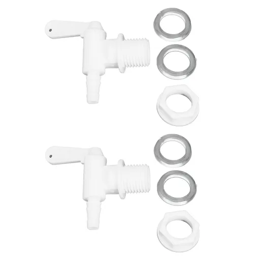 2 Set Bottling Spigot Detachable Beer Brew Barbed Outlet Faucet Tap for Home Wine Brewing