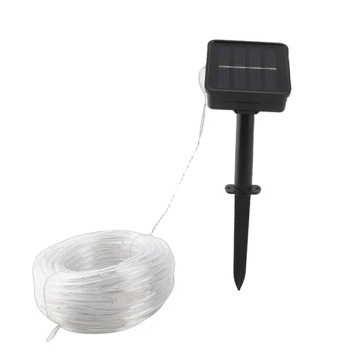 Solar LED Tube Lights Decorative String Lights Outdoor Garden Landscape Lighting Festive Party Wedding Lights