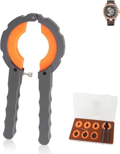 Watch Bezel Ring Remover Kit, Professional Glass Lens Replacement Protective Cover Removal Tool for Watchmaker