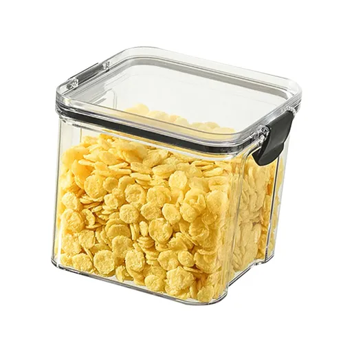 Food Sealing Container 700ml Transparent Versatile Moisture Resistant Airtight Food Storage Container for Kitchen Fridge