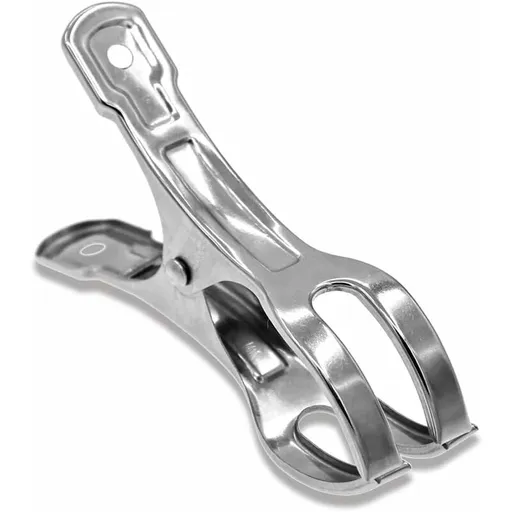 10-pack Large Stainless Steel Clothes Pegs, Heavy Duty Giant Clothes Pegs for Sunbeds, Pool Covers