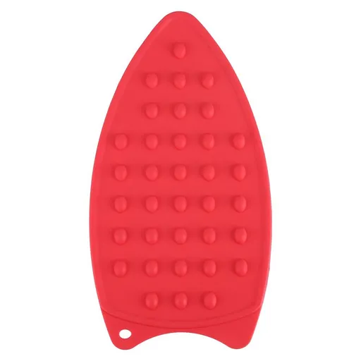 Multipurpose Silicone Iron Rest Pad for Ironing Board Hot Resistant Mat,Silicone Heat Resistant Iron Rest Pad (Red)