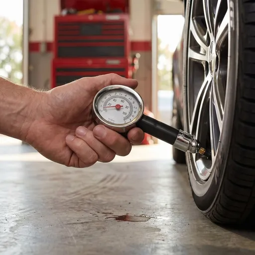 ATV Tire Pressure Gauge Straight Shape Tire Pressure Meter 1Pcs for Drivers
