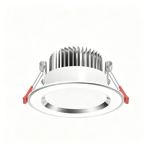 4 Pack Silver White 5W Tri-Color [Luxury All Aluminum] (Cutout 6.5-8.5cm) | Recessed LED Downlight | Christmas Mini Dimmable Silver Set | All Aluminum 3-Color Small Ceiling Lamp