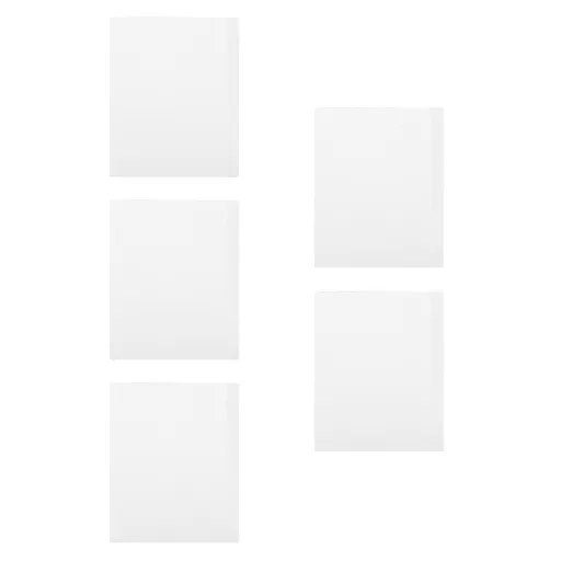 50-Pack Blank Plastic Business Cards for Sublimation Printing, Heat Transfer, Dual-Sided Engravable, Flexible Sublimation Cards