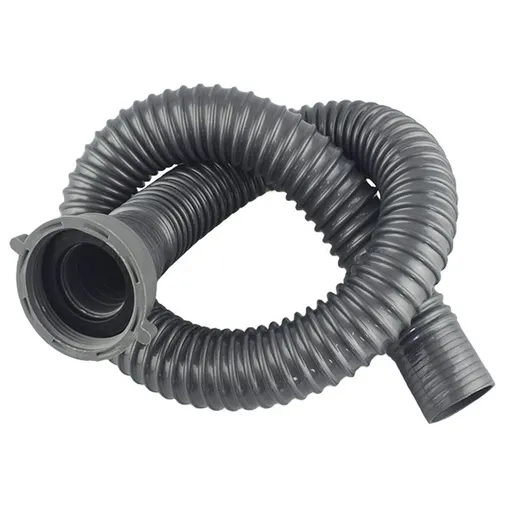 Flexible Sink Drain Pipe with Rubber Sealing Ring, Expandable Drain Pipe Trap Tubing Pipe for Kitchen Sink & Garbage Disposal