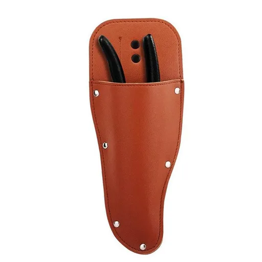Garden Pruner Sheath, Pruner Holster, Premium PU Leather Holster Protective Case Cover Scabbard for Gardening Pruning Shears