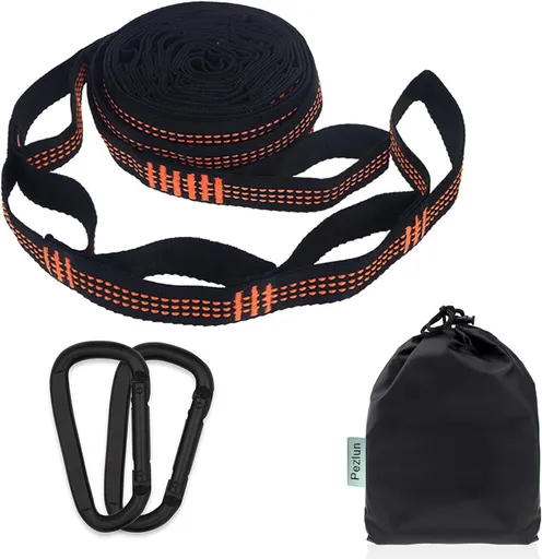 Hammock Tree Straps Tree Swing Straps Kit Best 9.2 FT Holds 1320 LBS 14+1 Adjusting Ring Straps Suitable for All hammocks
