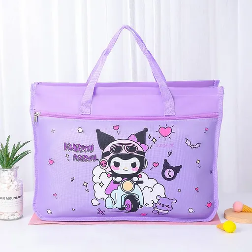 toolesia Nylon Art Bag A3 Sketch Board Storage Cube Driving Kuromi D Figure 45 long * 11 wide * high 33.5CM